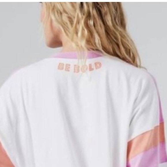 L-SPACE TO THE LIMIT TOP OVERSIZED RIBBED CUFFS COLOR BLOCKED SLEEVES - Picture 10 of 16